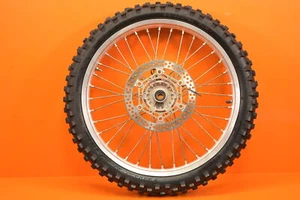 96-04 SUZUKI RM125 RM250 RM 250 125 OEM 21" FRONT WHEEL RIM HUB SPOKES GOOD - Picture 1 of 11