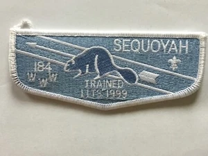 Sequoyah Lodge 184 1999 Trained LLTS Pocket flap cs - Picture 1 of 1