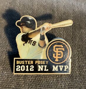 Buster Posey 2012 NL MVP San Francisco Giants SF Pin Back Jr Junior Glove Drive