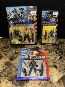 3 RARE CHAP MEI POLICE VS BAD GUYZ FIGURE PLAY SETS NEW - Picture 1 of 2
