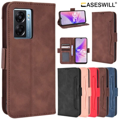 For OnePlus Nord N30 N300 5G Leather Card Holder Wallet Case + Screen Protector - Image 1 of 4