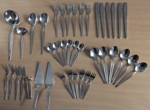 DDR Besteck 6 Personen ABS rostfrei, Kellen, Tortenheber - Bild 1 von 8