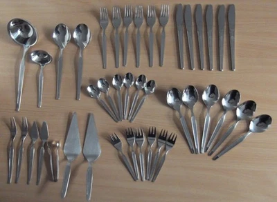 DDR Besteck 6 Personen ABS rostfrei, Kellen, Tortenheber - Bild 1 von 4