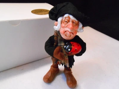 Simpich Character Dolls ELVES/ ELF "BUGSEE"~ NIB ~holding a lady bug - Image 1 of 4