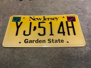 New Jersey License Plate 2002 Garden State YJ-514H - Picture 1 of 1