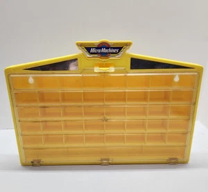Vintage Micro Machines 1989 Yellow Carry Display Case - Picture 1 of 11