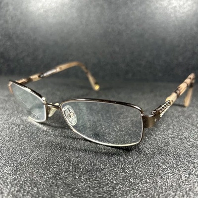 Gafas para mujer Liz Claiborne L610 OTE7 marrón rosa tortuga dorado 55-16-135 Foto 1 de 4