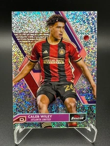 2023 Topps Finest MLS - Caleb Wiley #93 Speckle Refractor /175 - Atlanta United - Picture 1 of 2