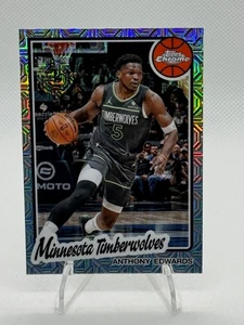 Anthony Edwards 2025-26 Topps Chrome Basketball 1980-81 Mojo Refractor #TC-AE - Picture 1 of 2