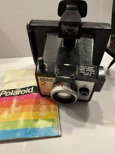 Appareil photo vintage années 70 Polaroid Square Shooter 2 Land avec sangle ! Non testé. - Photo 1/6