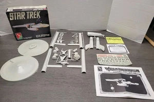 KIT MODELO STAR TREK USS ENTERPRISE NCC-1701 DE COLECCIÓN (1989 AMT/ERTL #6676) NUEVO OB - Imagen 1 de 24