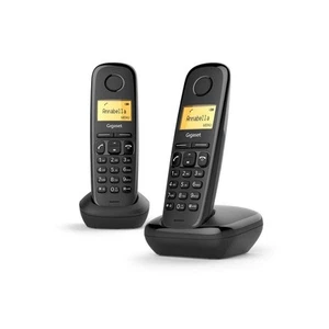 Gigaset A170 Duo, Due Telefoni Portatili, Chiamate Wewnętrzny, Linea analogica, Tra - Zdjęcie 1 z 3