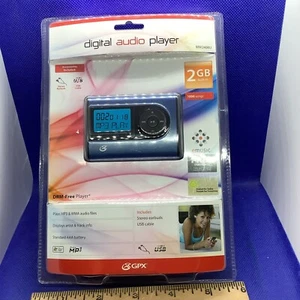 Reproductor de MP3 de audio digital de música portátil GPX sellado de fábrica de colección 2 GB ENVÍO GRATUITO A EE. UU. - Imagen 1 de 2