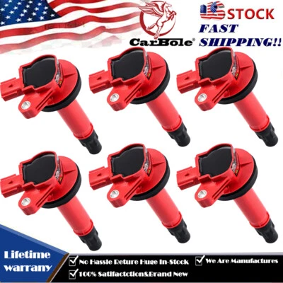 6 Ignition Coils DG520 For 2007 2008 Ford Edge SE Sport Utility 4-Door 3.5L V6 - Image 1 of 4