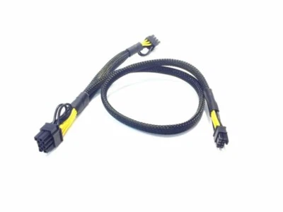 mini 8Pin to Dual 8pin(6+2) GPU PCI-E Power Cable for HP Server DL380 Gen10 - Image 1 of 4