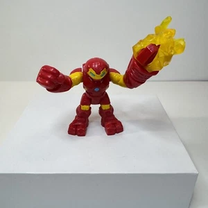 Playskool Marvel Super Hero Adventures POWER UP! HULKBUSTER IRON MAN figure GUC - Picture 1 of 7