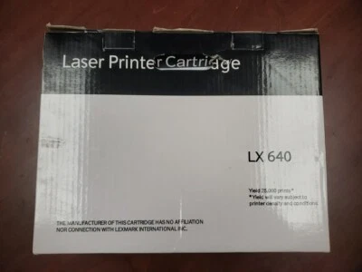 Genuine Lexmark 640 Laser Printer Cartridge for T640, T642, T644 , X642 And More - Image 1 of 3