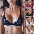Vintage Lace up Corset with Garter Women's Fashion Bra Crop Top Padded Triangle