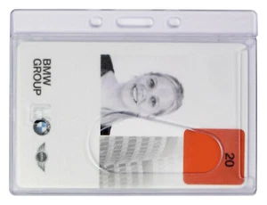 Portatarjetas de identificación portatarjetas de tiempo NUEVO funda para tarjeta tarjeta de empleado dispensador de tarjetas - Imagen 1 de 5