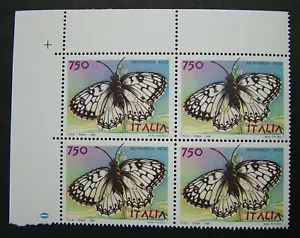 1996 Italy Quartina Butterflies Melanargia MNh - Picture 1 of 1