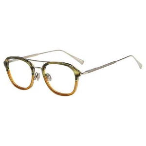 John Varvatos Men's Round 51mm Eyeglasses Frames Olive Brown VJV429-0OLI - Picture 1 of 1