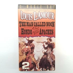 Louis LaMour Shadow Riders And The Man Called Noon VHS 2 Set - Picture 1 of 4