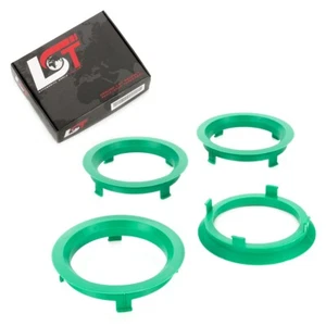 4x de Centrage Anneaux D'Écartement Vert Jantes en Alliage Ø 58,1 - 70,1 MM pour - Photo 1 sur 7