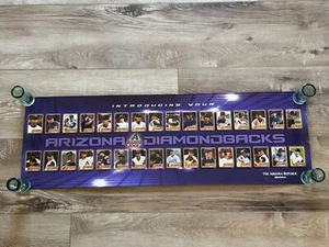 Arizona DIAMONDBACKS 2001 Team Photo 35" x 11" sga MLB Baseball Dbacks WSC - Picture 1 of 9