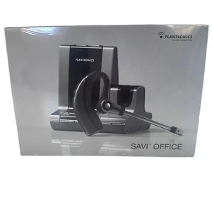 Plantronics WO101 Black/Gray Over-The-Ear Wireless Phone & PC Headset System - Bild 1 von 9