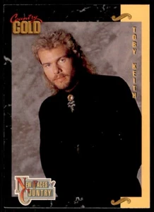 Carte à collectionner 1993 Sterling Celebrity GOLD #24 Toby Keith ROOKIE Country Music - Photo 1 sur 3