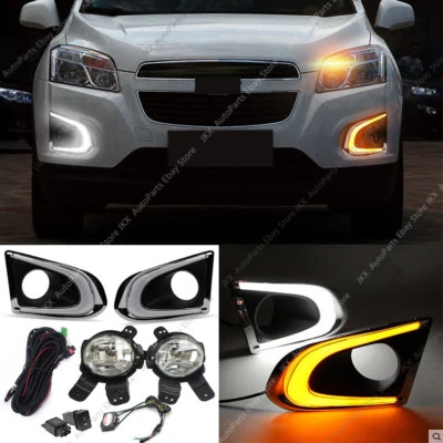 LED DRL Daytime Running Lamp & Fog Light Set  For Chevy Chevrolet Trax 2013-2016 - Image 1 of 4