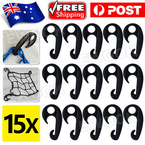 15Pcs Universal Hooks For Cargo Net Trailer Net Camping Tent Bungee Cord Luggage
