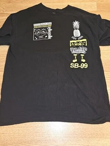 SpongeBob SquarePants Bikini Bottom SB-99  T-Shirt Black Size L - Picture 1 of 2
