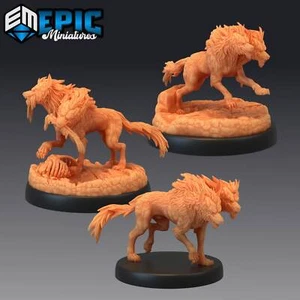 Miniatura Cane della Morte - DnD, Fantasy, RPG, da Tavolo, Artigianale, Da Collezione - Foto 1 di 5