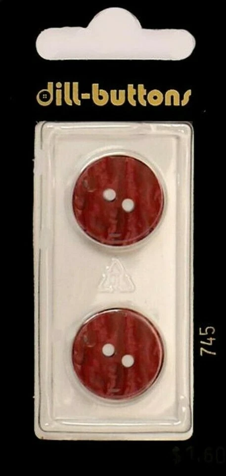 Dill Buttons ~ (0745) - 11/16" - 2 ct - Image 1 of 1