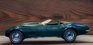 Chevy Corvette Danbury 1968 convertible verde británico 1:24 como nuevo. - Imagen 1 de 5