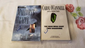 (2) - TWO - SIGNED SOFTCOVER BOOKS by CAROL O'CONNELL - Picture 1 of 1