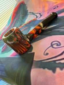 Pipa tabacco secco martello pipa vetro da collezione fenice stella vetro parrucca wag - Foto 1 di 4