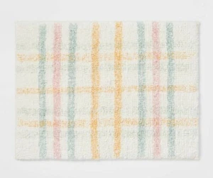 17"x24" Woven Chenille Bath Rug Plain - Threshold - Picture 1 of 5