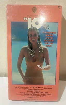 Factory Sealed Blake Edwards "10" VHS Comedy 1990  Dudley Moore Bo Derek - Image 1 of 4