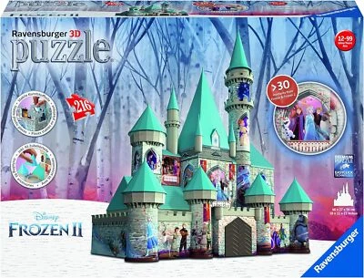 Frozen Puzzle 3D Castello di Arendelle 216 Pezzi 111565 Ravensburger 12 Anni+ - Immagine 1 di 2
