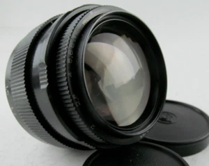 JUPITER 9 lens 85mm f2.0 Black Manual Portrait lens M42 Mount DSLR Canon Russian - Picture 1 of 12