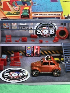 Hot Wheels 1960s Blazin Bug Volkswagen Beetle Red 1:64 EX Condition VW Baja Bug - Picture 1 of 8