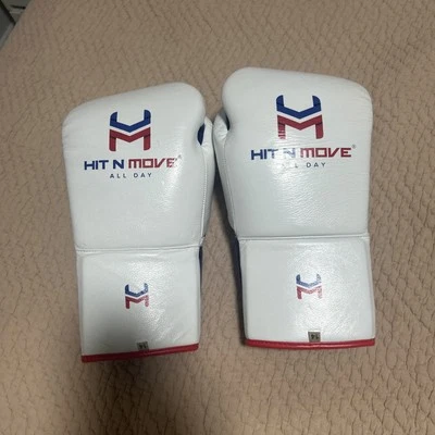 Hit N Move All Day Balance 14 OZ con cordones blanco/azul/rojo Foto 1 de 4