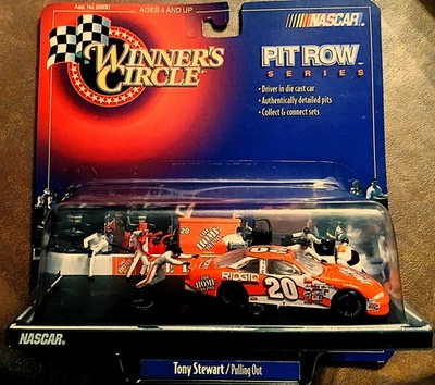 Tony Stewart #20 Winner’s Circle Pit Row Series Pulling Out Hasbro 1999 - Image 1 of 2
