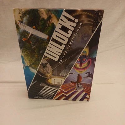 UNLOCK! ESCAPE ADVENTURES CARD GAME 3 CAPTIVATING ADVENTURES USED EXCELLENT COND - Image 1 of 4