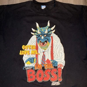 Vintage Dinosaurs TV Show I'm The Boss XXL T-Shirt Disney 90s 1990s *RARE* HTF - Picture 1 of 7