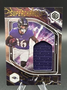 2021 Panini Elements Supercharged Tylan Wallace #SCH-TWA /199 Rookie Patch - Picture 1 of 3