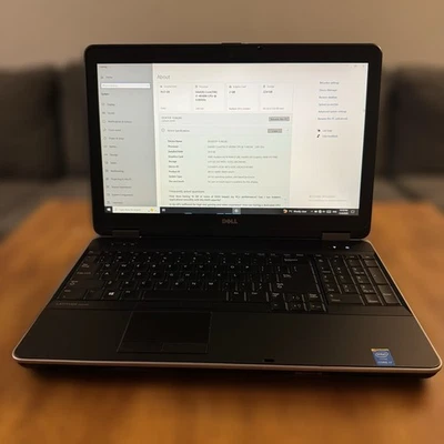 Dell Latitude E6540 15.6” Laptop – Intel Core i7-4610M, 16GB RAM, 224GB SSD - Image 1 of 4