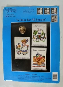 Candamar Designs Counted Cross Stitch Kit "A Door For All Seasons" Spring #50933 - Picture 1 of 2